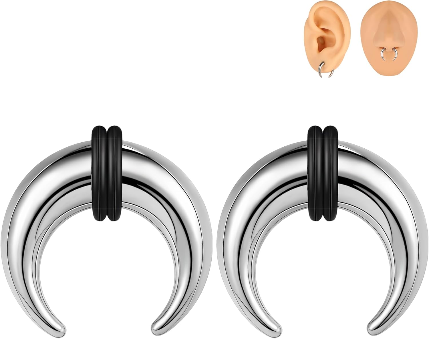 Amazon | 6ixGosh 00G-16G セプタムピンチャー テーパー セプタム